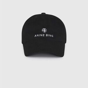 Anine Bing Classic Black Cap